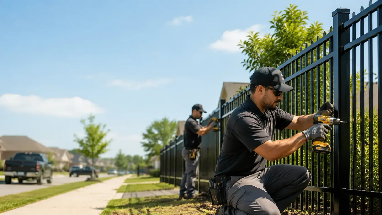Metal Fence Installation in Newhall, IA